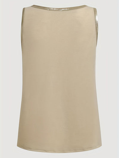 Clara | Moderne Tanktop mit Kontrastbesatz für Damen