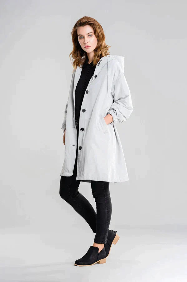 Damen Winterregenjacke | Mit Knöpfen