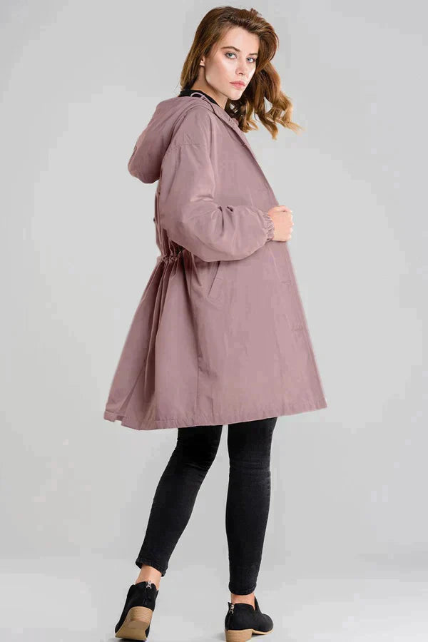 Damen Winterregenjacke | Mit Knöpfen