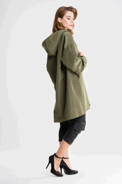 Damen Winterregenjacke | Mit Knöpfen