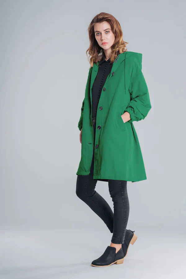 Damen Winterregenjacke | Mit Knöpfen