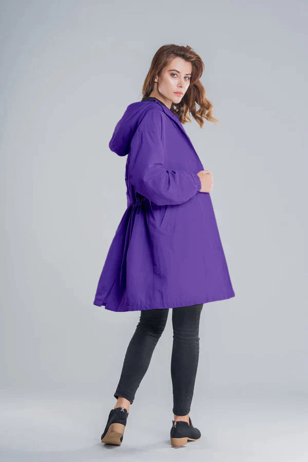 Damen Winterregenjacke | Mit Knöpfen
