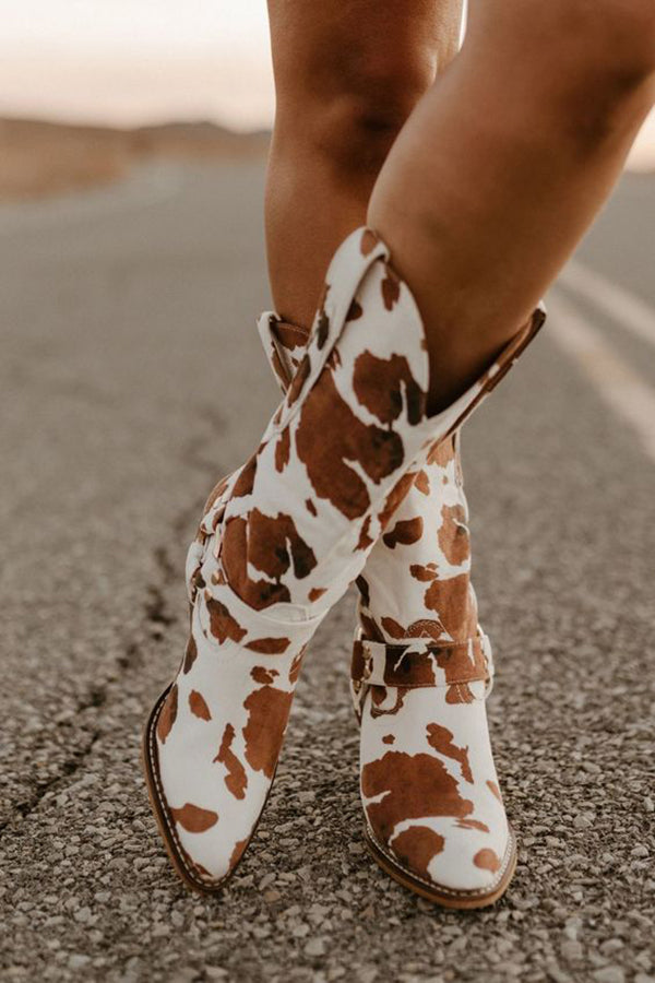 Kniehohe Cowboystiefel für Damen | Westernstil